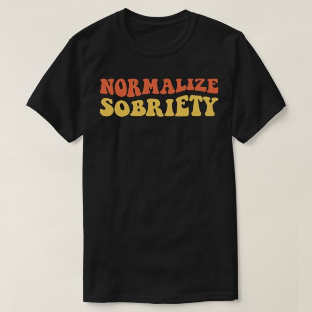 Camiseta Normalizar la sobriedad IV (Diseño del anverso)