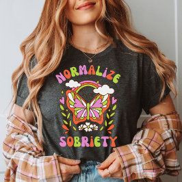 Camiseta Normalizar la sobriedad | Vida Sobria | Rehabilita