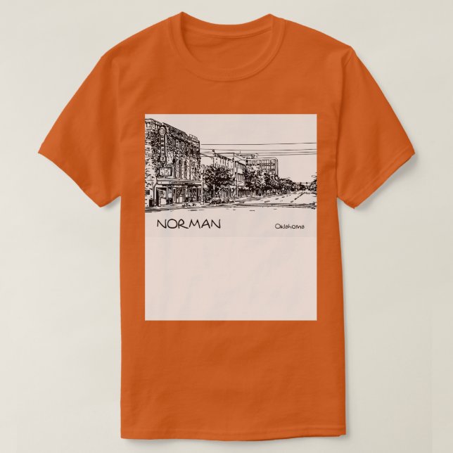 Camiseta Norman Oklahoma (Diseño del anverso)