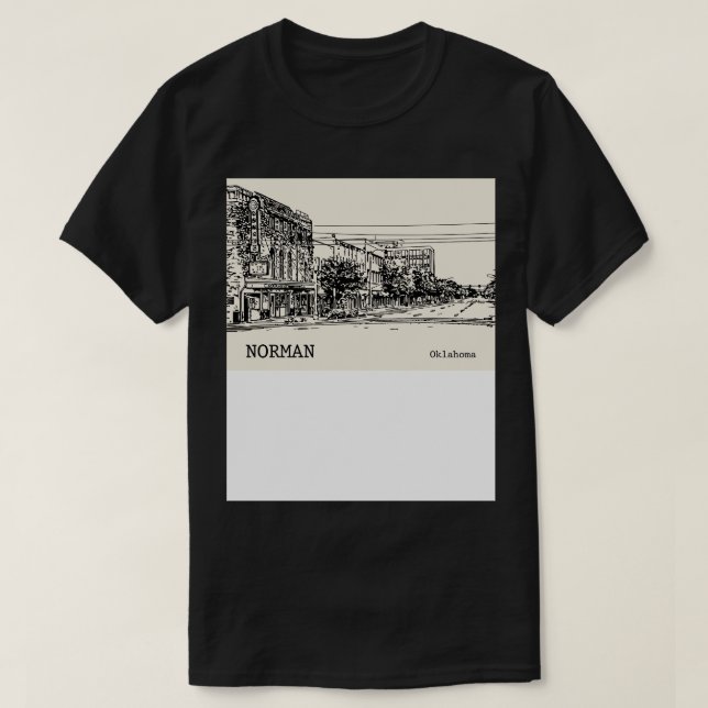 Camiseta Norman Oklahoma 1 (Diseño del anverso)