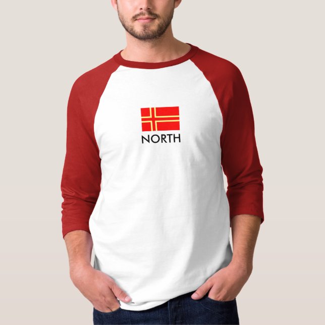 Camiseta Normandie santo-Olaf DEL NORTE (Anverso)