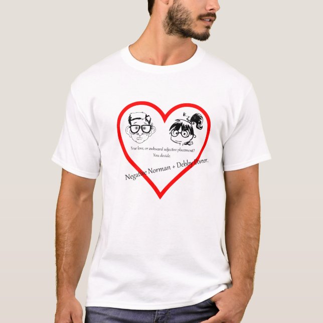 Camiseta Normando y tranquilizante negativos de Debby (Anverso)