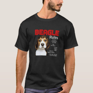 Camiseta Normas Para El Propietario De Un Perro Beagle 1