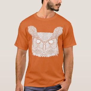 Camiseta Norse Great Horned Owl White