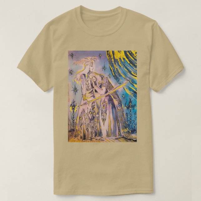 Camiseta Norse Mythology Watercolor Art (Diseño del anverso)