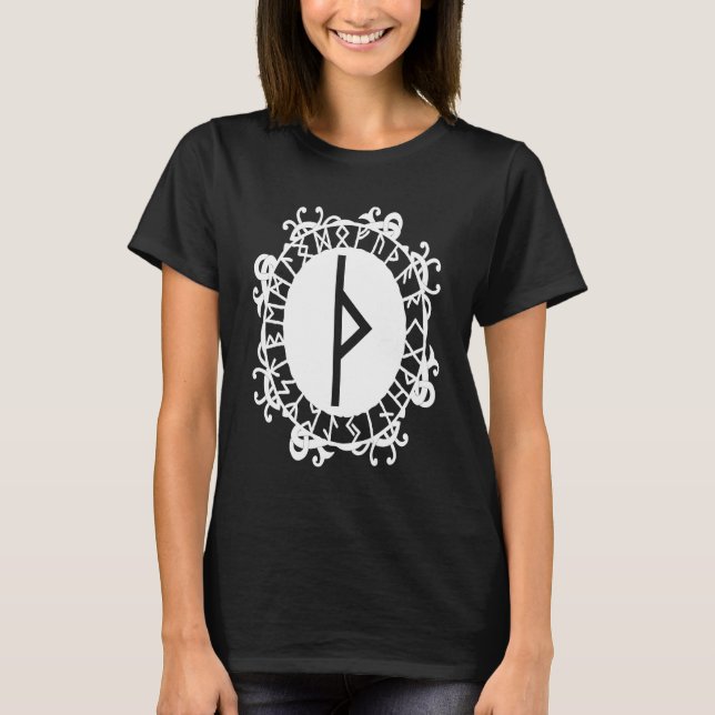 Camiseta Norse Rune Giant THURISAZ Viking Rune Symbol Celti (Anverso)