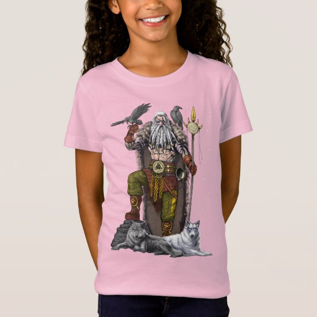 Camiseta Norse Viking God Odin (Anverso)