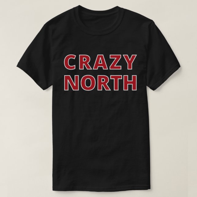 Camiseta Norte loco (Diseño del anverso)