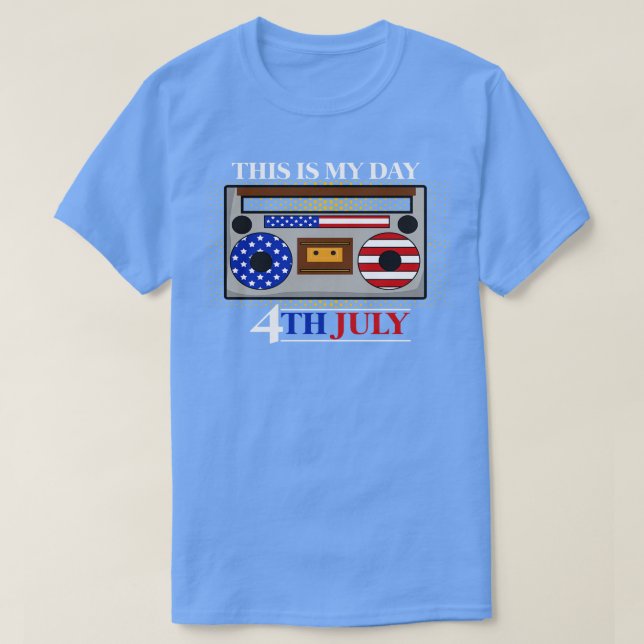 Camiseta Norteamérica 4 de julio Festividad Patriótica (1) (Diseño del anverso)