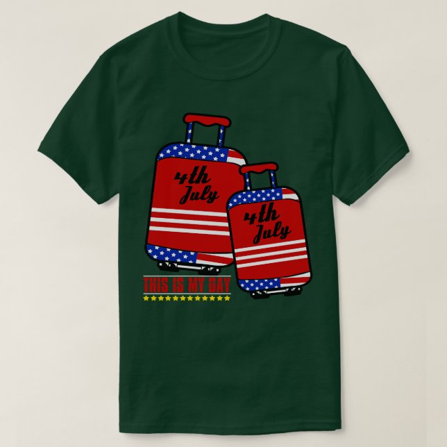 Camiseta Norteamérica 4 de julio Fiesta patriótica (5) (Diseño del anverso)