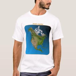 Camiseta Norteamérica del espacio
