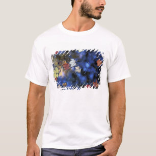 Camiseta Norteamérica, EE. UU., NH, Hojas en un estanque ju