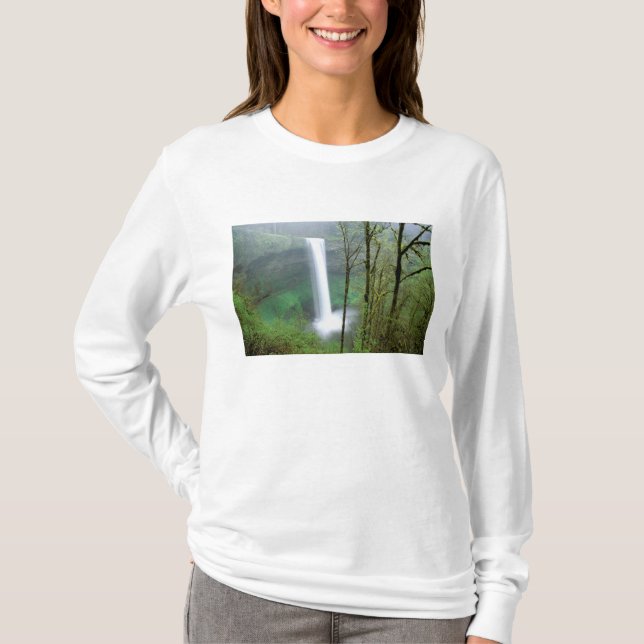 Camiseta Norteamérica, EE. UU., Oregón, Silver Falls State (Anverso)