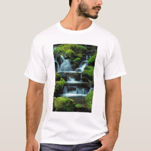 Camiseta Norteamérica; EE. UU.; Washington, cascada de Sol 
