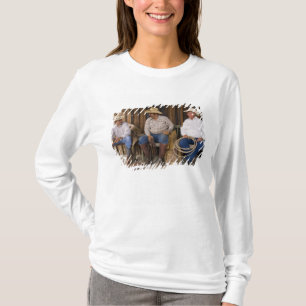 Camiseta Norteamérica, los E.E.U.U. Vaqueros que se relajan