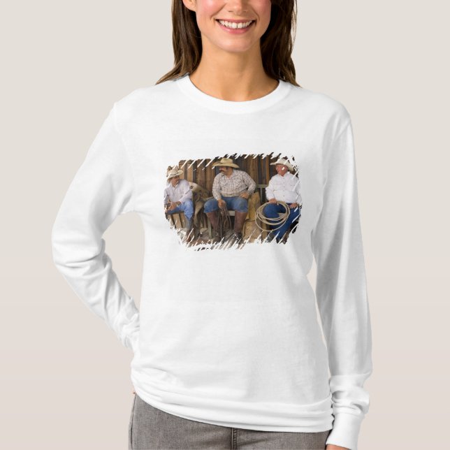 Camiseta Norteamérica, los E.E.U.U. Vaqueros que se relajan (Anverso)