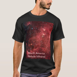 Camiseta Norteamérica Nebula Galaxia Infrarroja Unisex