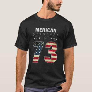 Camiseta Norteamérica Original 1973 Año De Nacimiento 1973