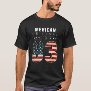 Camiseta Norteamérica Original 1983 Año De Nacimiento 1983