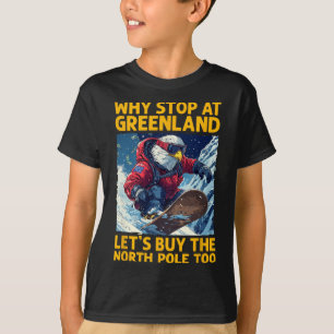 Camiseta Norteamérica: Snowboarding En Groenlandia Y El Nor