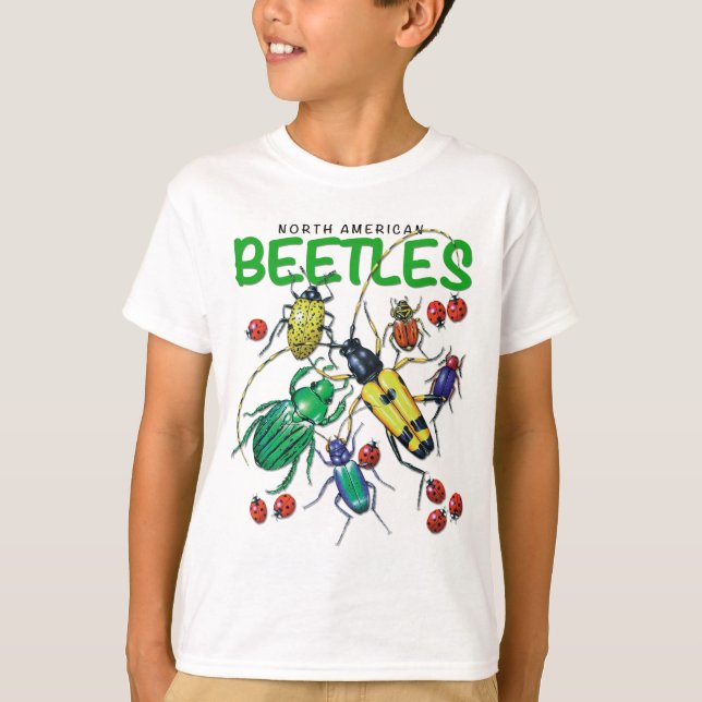 Camiseta norteamericana de los escarabajos (Anverso)