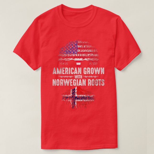 Camiseta Norteamericano (Diseño del anverso)