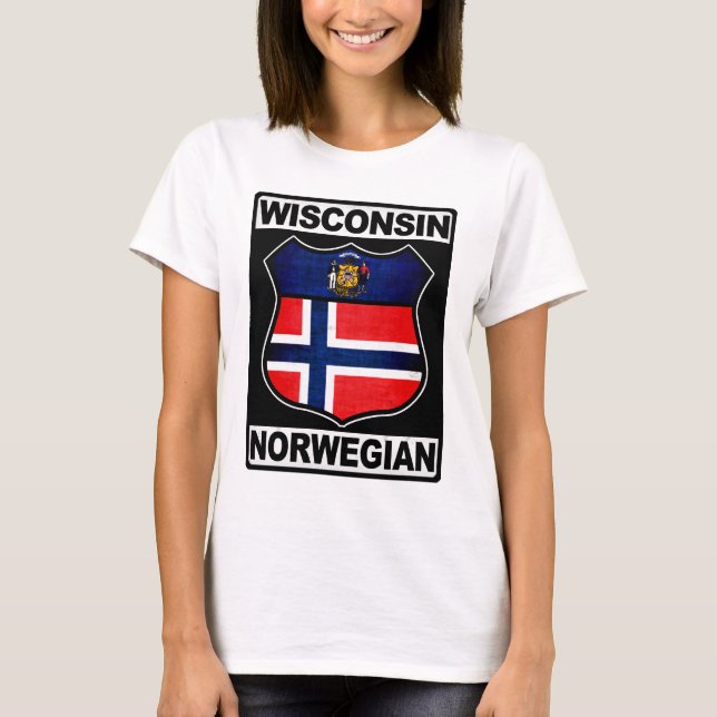 Camiseta Norteamericano de Wisconsin (Anverso)