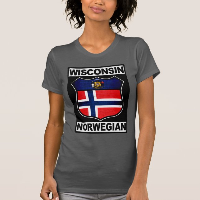 Camiseta Norteamericano de Wisconsin (Anverso)