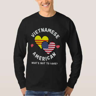 Camiseta Norteamericano vietnamita qué no quiere las bander