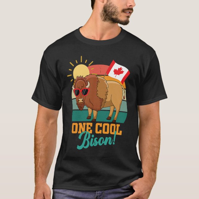 Camiseta North American Bison  Buffalo Day Canada men women (Anverso)