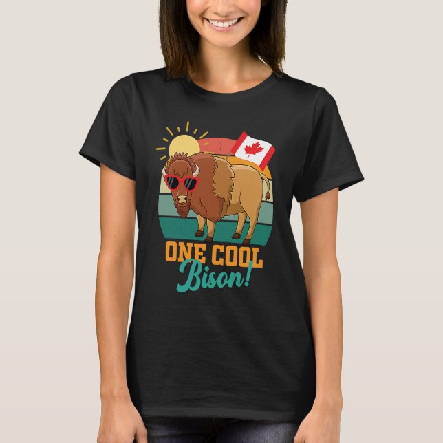Camiseta North American Bison  Buffalo Day Canada men women (Anverso)