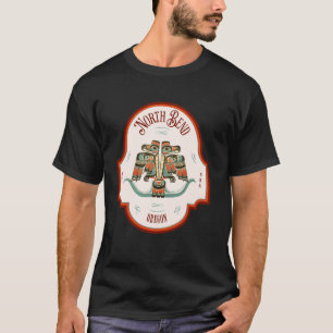 Camiseta North Bend OR tótem del Thunderbird Pacífico Noroe