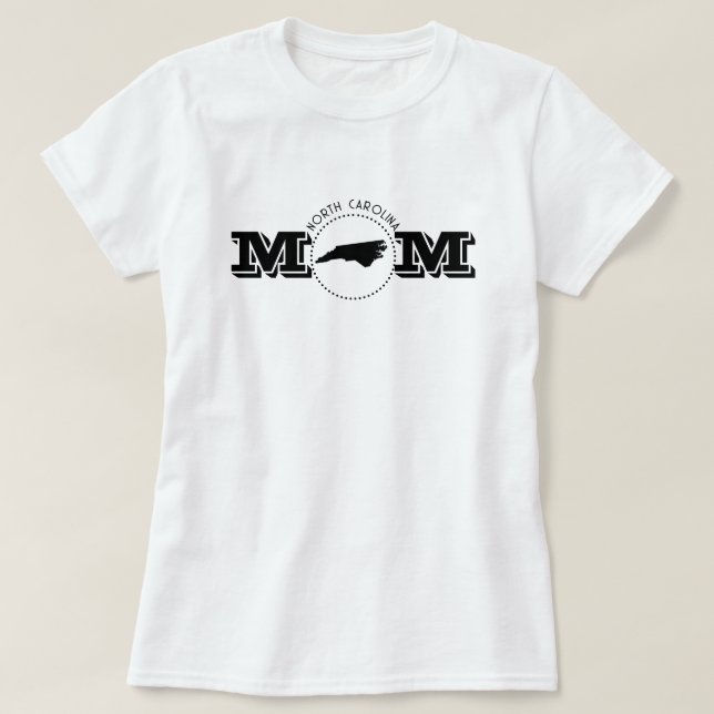 Camiseta North Carolina  (Diseño del anverso)