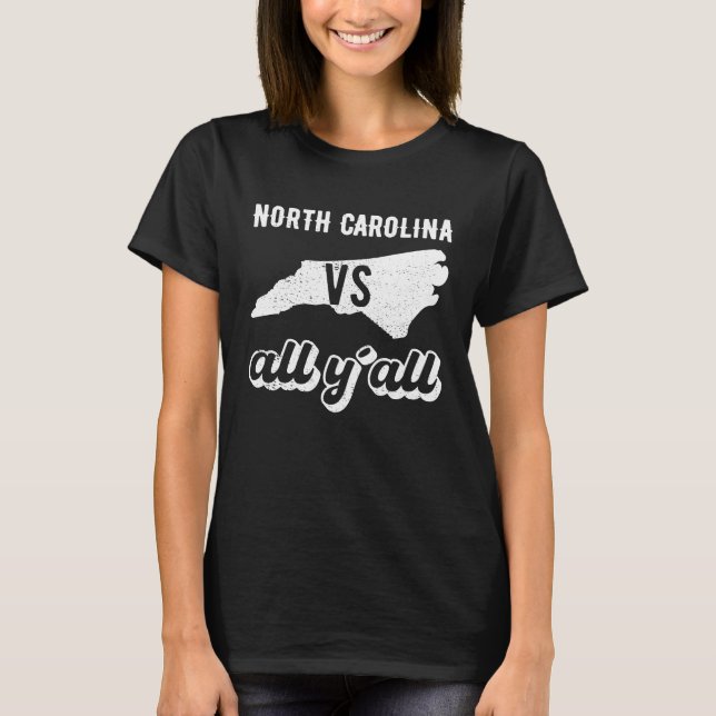 Camiseta North Carolina all y'all (Anverso)