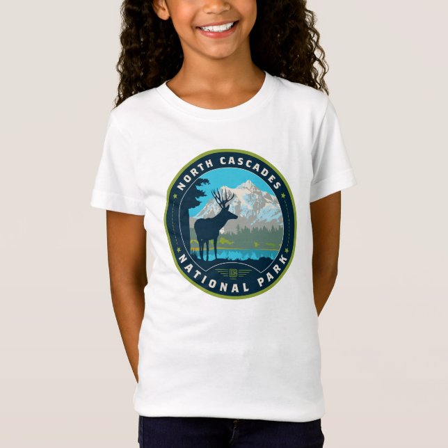 Camiseta North Cascades National Park (Anverso)