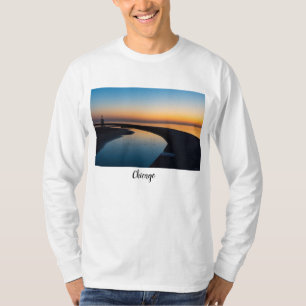 Camiseta North Chicago Lighthouse Dawn