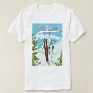Camiseta North Conway New Hampshire, para esquiar