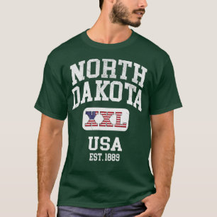 Camiseta North Dakota Estados Unidos XXL Diseño atlético 1