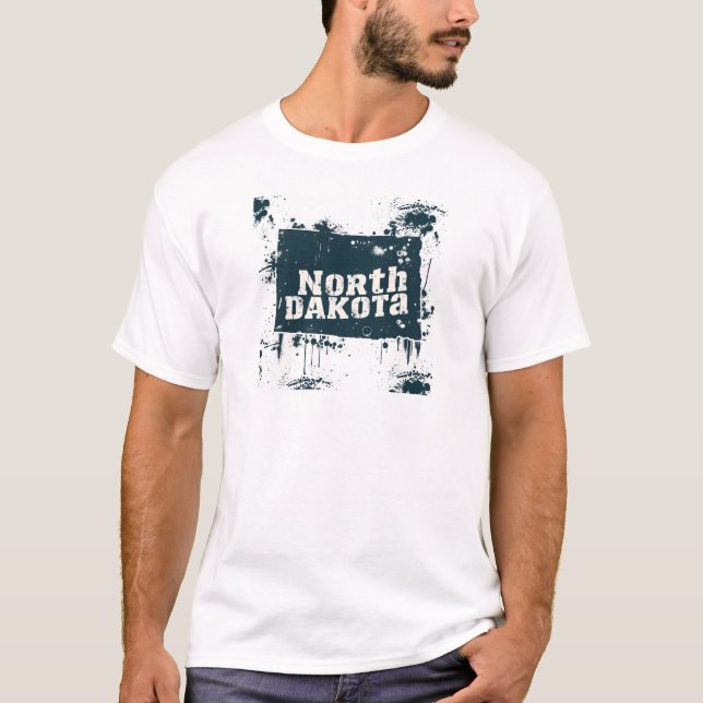 Camiseta North Dakota Tshirt V03 (Anverso)