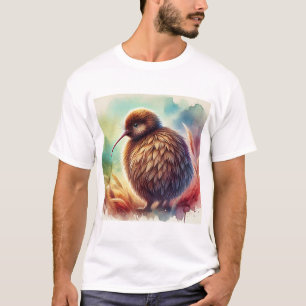 Camiseta North Island brown kiwi 260824AREF117 - Watercolor