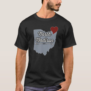 Camiseta North Madison Ohio N OH City State EE.UU. Cute Sou