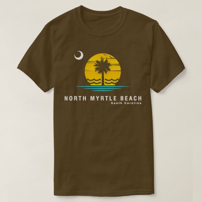 Camiseta North Myrtle Beach Palmetto Moon 3 (Diseño del anverso)