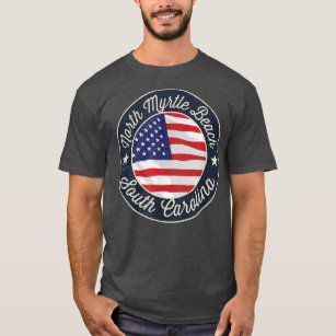 Camiseta North Myrtle Beach - Patriotic South Carolina Souv