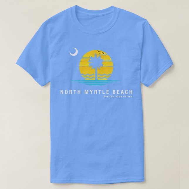 Camiseta North Myrtle Beach South olina Palmetto Moon 11 (Diseño del anverso)