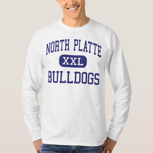 Camiseta North Platte - bulldoges - alto - North Platte (Anverso)