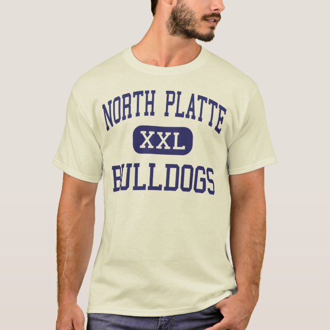 Camiseta North Platte - bulldoges - alto - North Platte (Anverso)