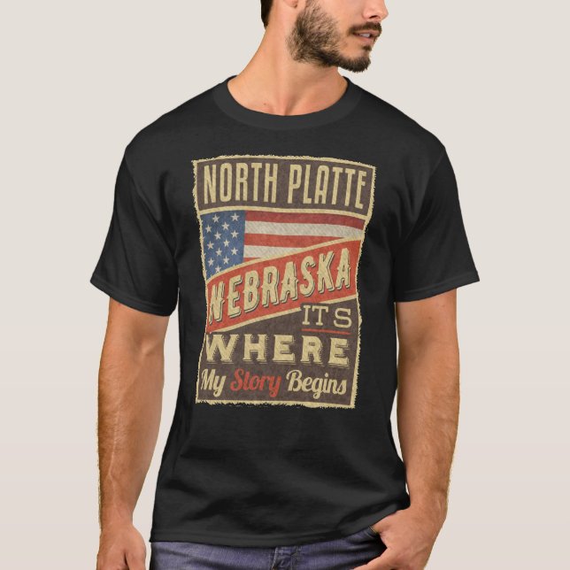 Camiseta North Platte Nebraska (Anverso)