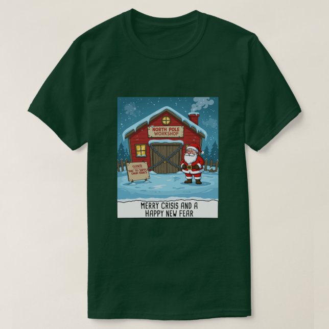 Camiseta North Pole Cartoon Funny (Diseño del anverso)