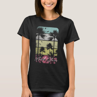 Camiseta North Shore Hawaii Retro Vintage Beach Surfin