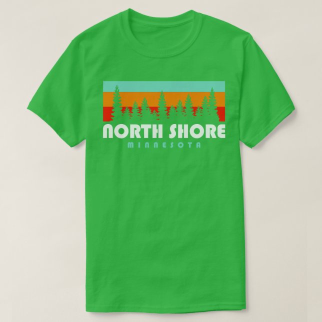 Camiseta North Shore Minnesota Lake Superior Duluth MN (Diseño del anverso)